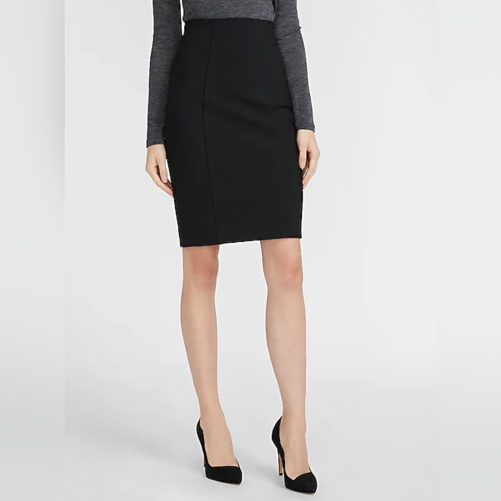 Express Classic Black Pencil Skirt Size 2